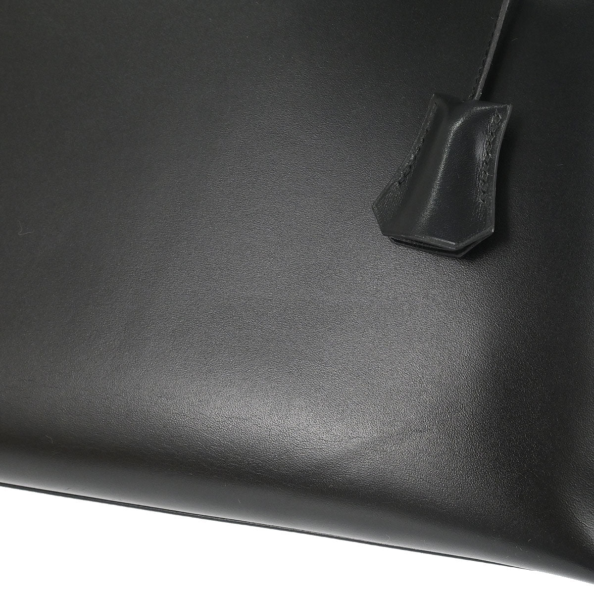 Hermes Black Box Calf Kelly 32 Sellier 2way Shoulder Handbag - Image 6