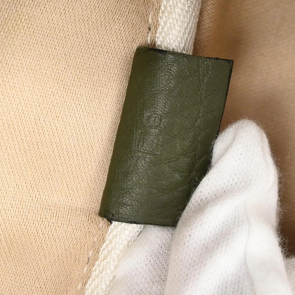 Hermes Olive Green Taurillon Clemence Victoria 50 Travel Handbag - Image 11
