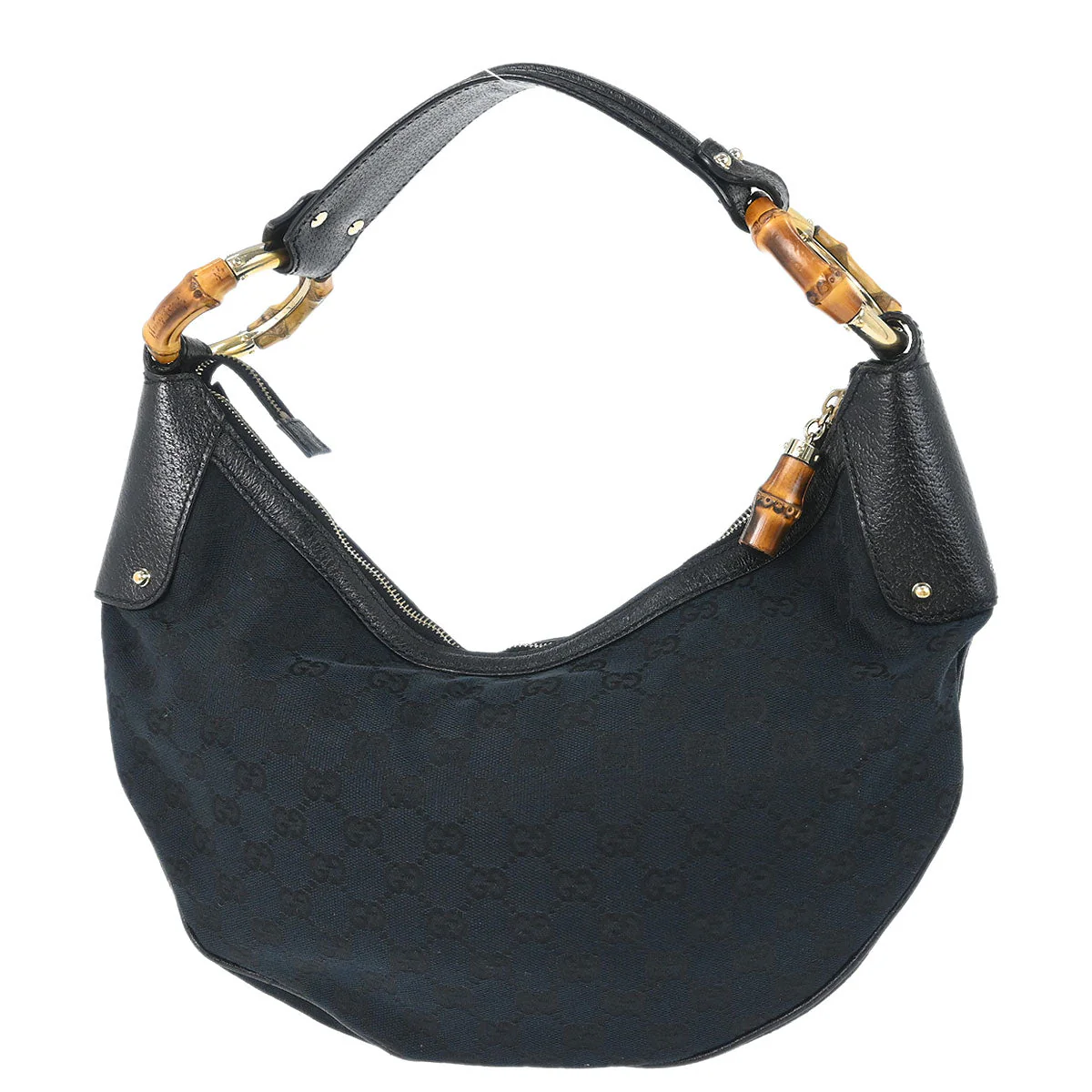 Gucci Black GG Handbag - Image 2