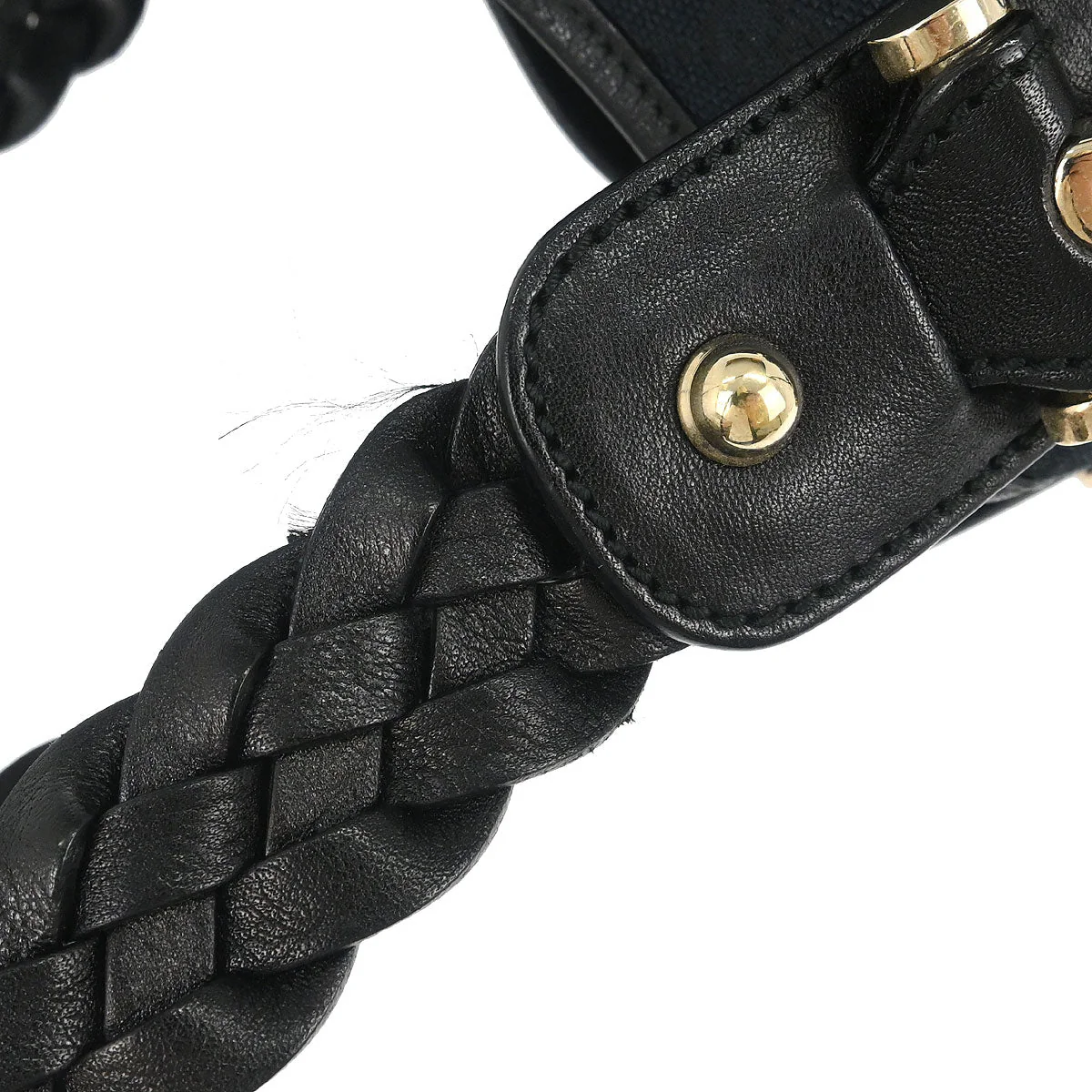 Gucci Black Canvas GG Horsebit Handbag - Image 5