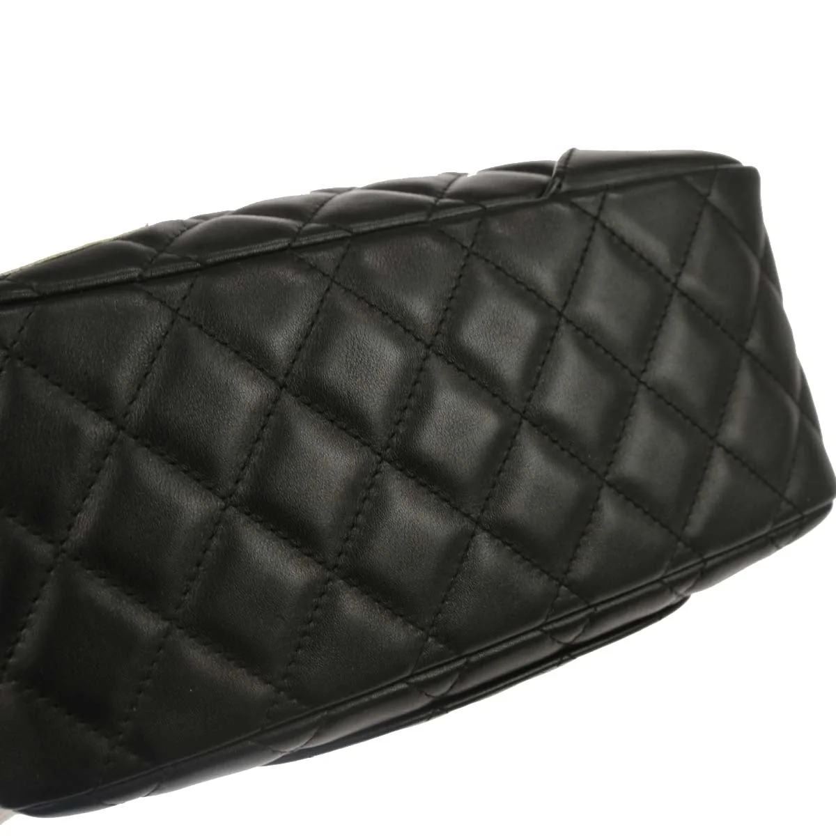 Chanel 2005-2006 Black Calfskin Cambon Ligne Handbag - Image 3