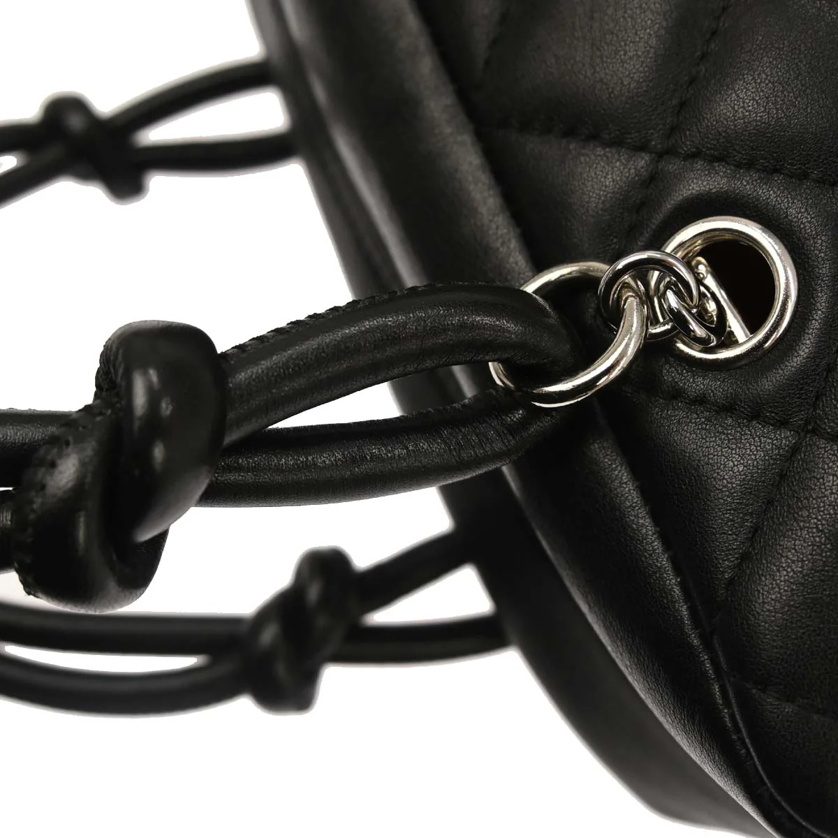 Chanel 2005-2006 Black Calfskin Cambon Ligne Handbag - Image 6
