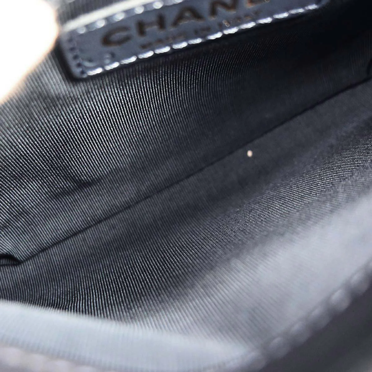 Chanel 2019 Navy Calfskin Top Handle 2way Shoulder Handbag - Image 8