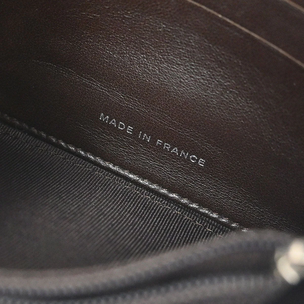 Chanel * Brown Lambskin Calfskin Pony Hair Icon Patchwork Wallet - Image 5