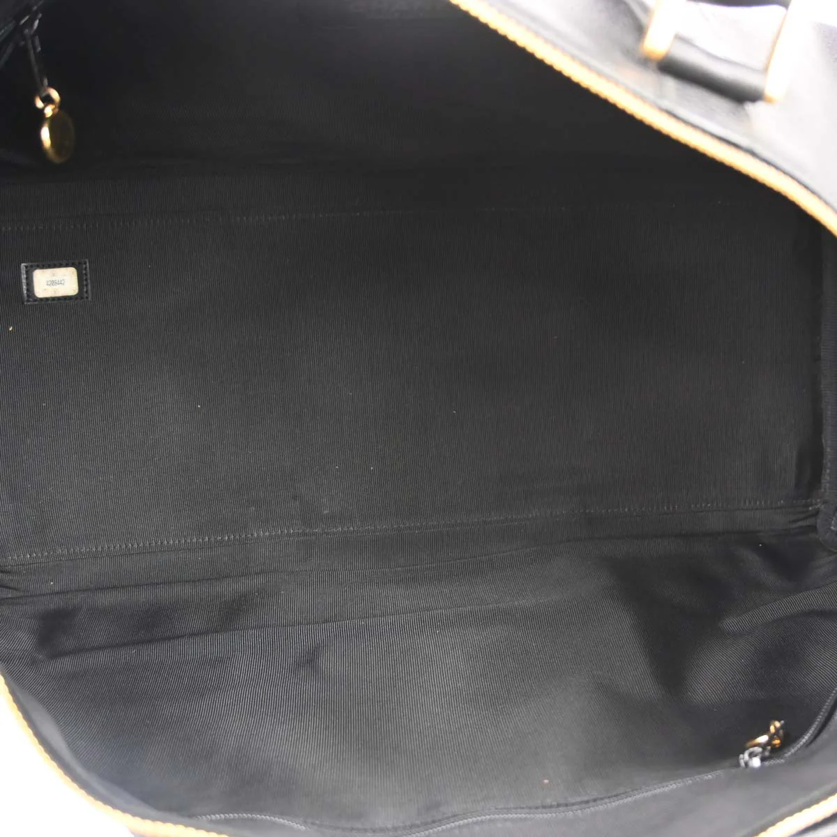 Chanel Black Caviar Skin 2way Shoulder Duffle Handbag - Image 7