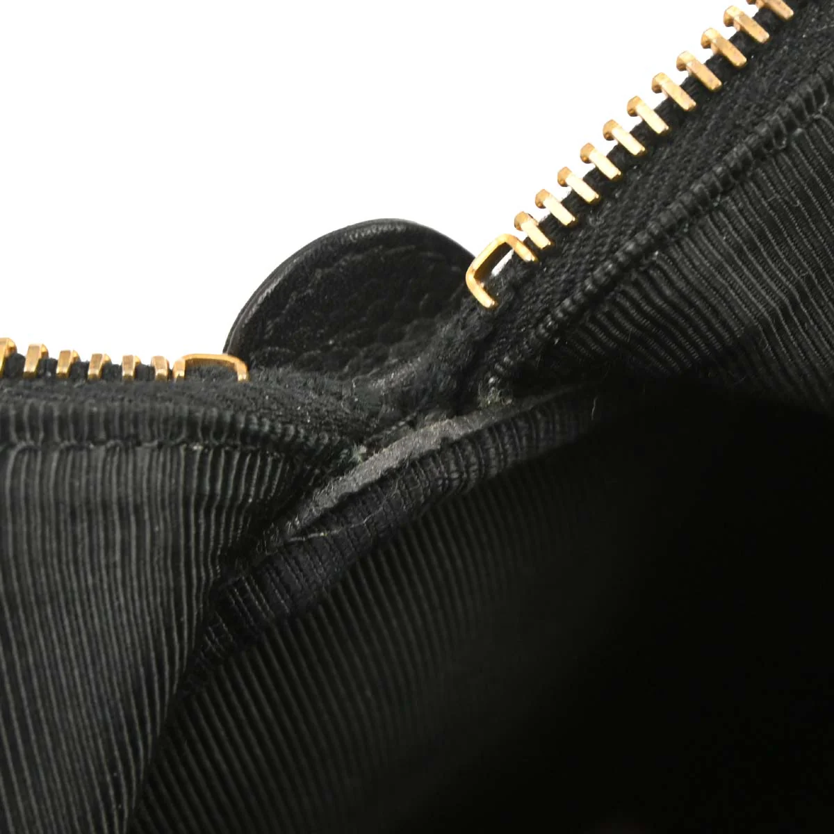 Chanel Black Caviar Skin 2way Shoulder Duffle Handbag - Image 8