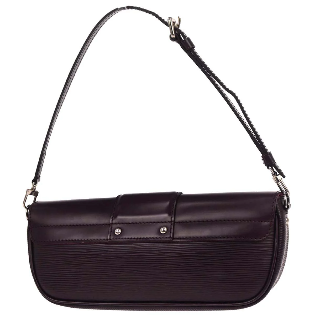 Louis Vuitton 2008 Purple Epi Pochette Montaigne Handbag M5929K - Image 2