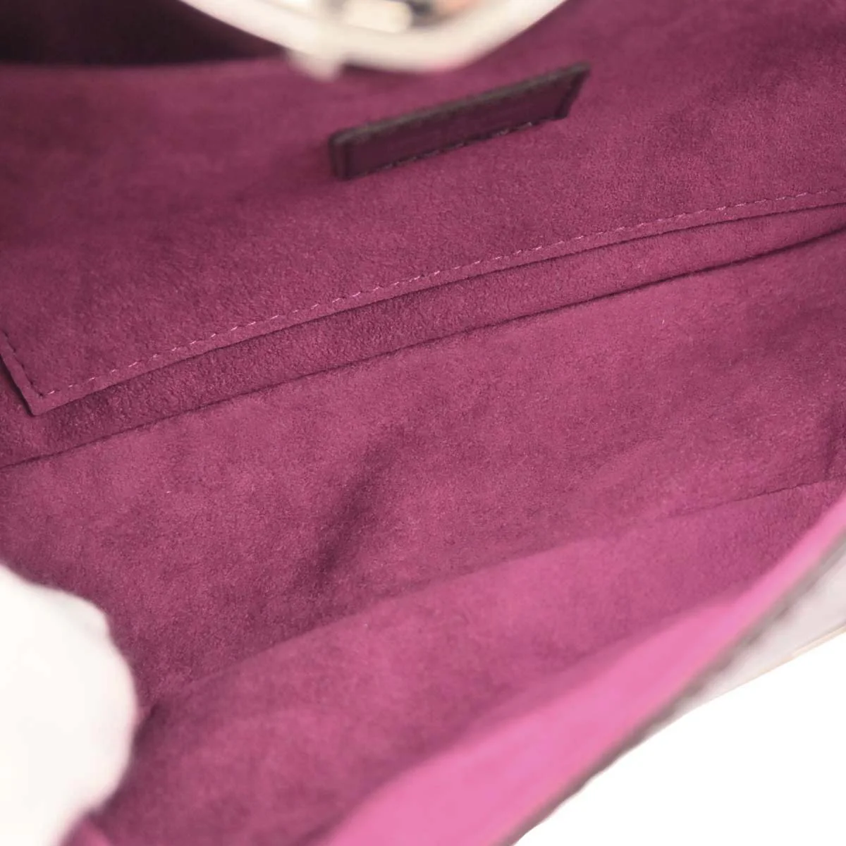 Louis Vuitton 2008 Purple Epi Pochette Montaigne Handbag M5929K - Image 8