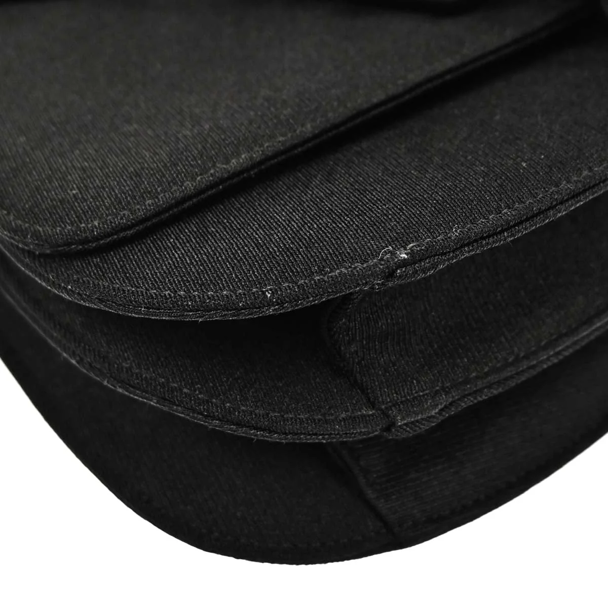 Prada Black Canvas Shoulder Bag - Image 3