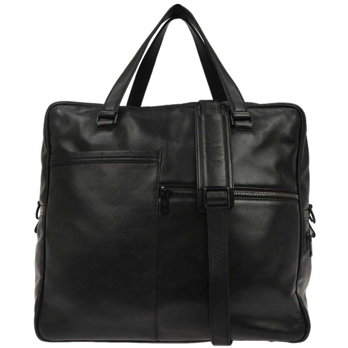 Louis Vuitton 2002 Black Monogram Diffille Upton 2way Shoulder Handbag M92400