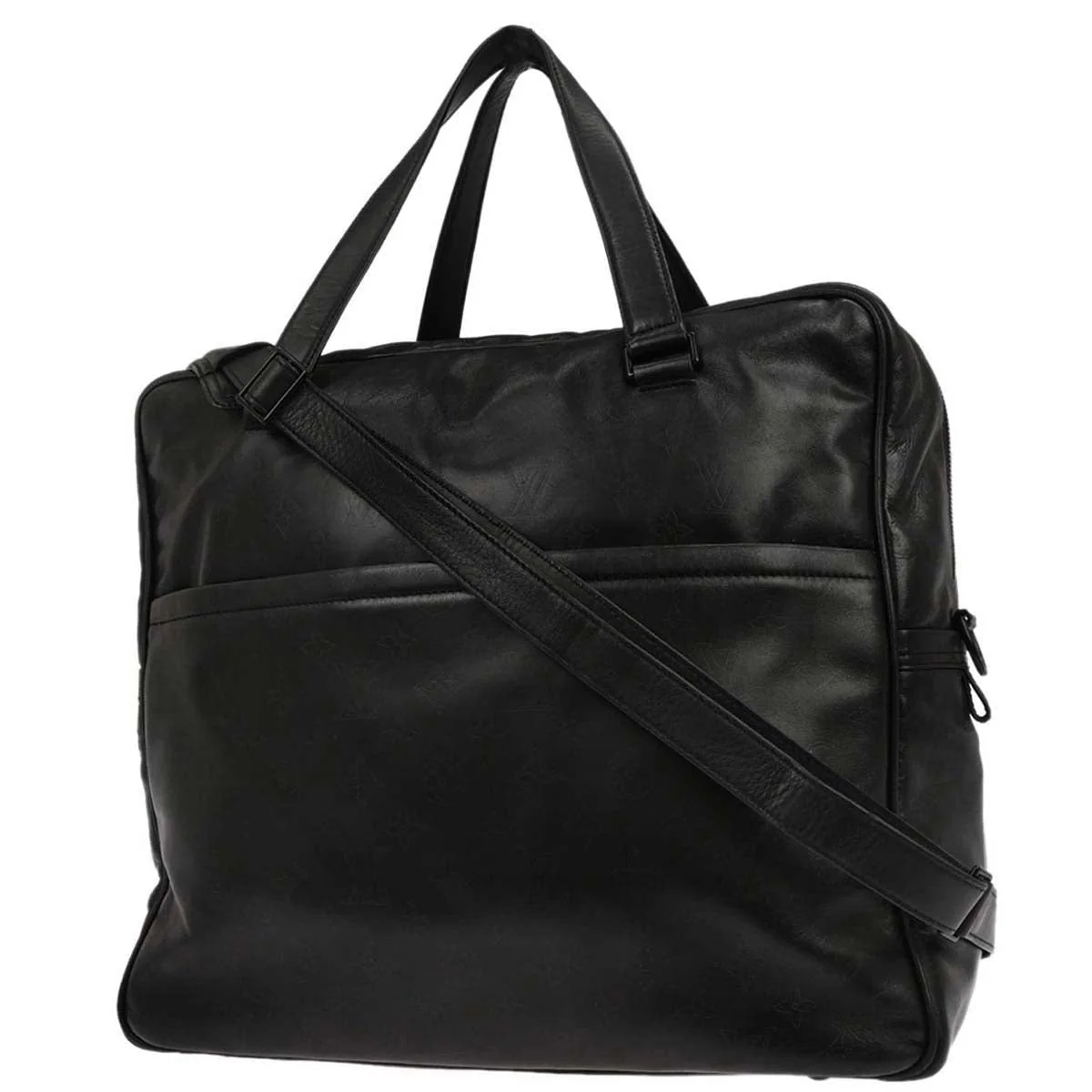 Louis Vuitton 2002 Black Monogram Diffille Upton 2way Shoulder Handbag M92400 - Image 2