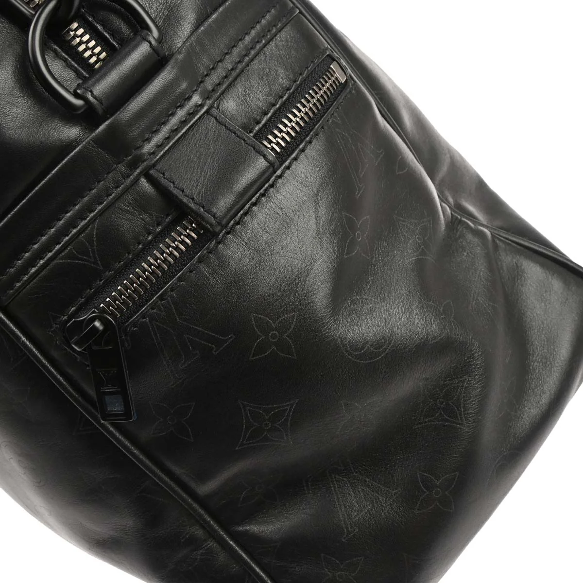 Louis Vuitton 2002 Black Monogram Diffille Upton 2way Shoulder Handbag M92400 - Image 7