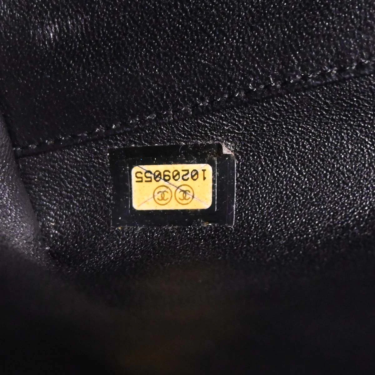 Chanel 2005-2006 Black Caviar Skin Top Handle Handbag - Image 10