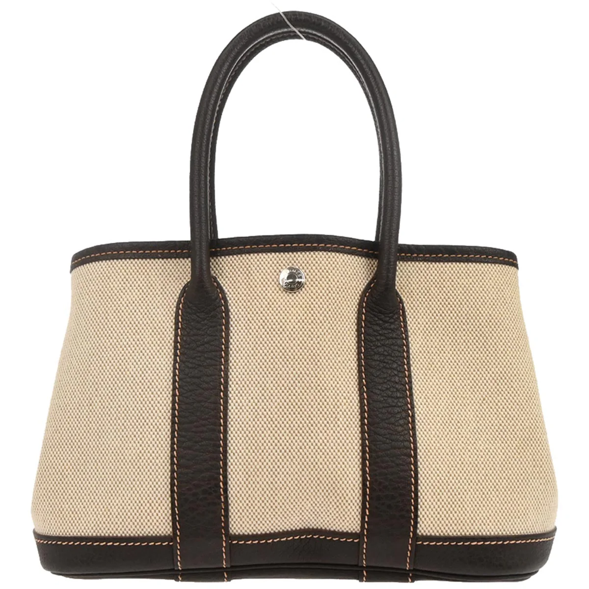 Hermes Natural Havane Toile H Garden Party TTPM Tote Handbag