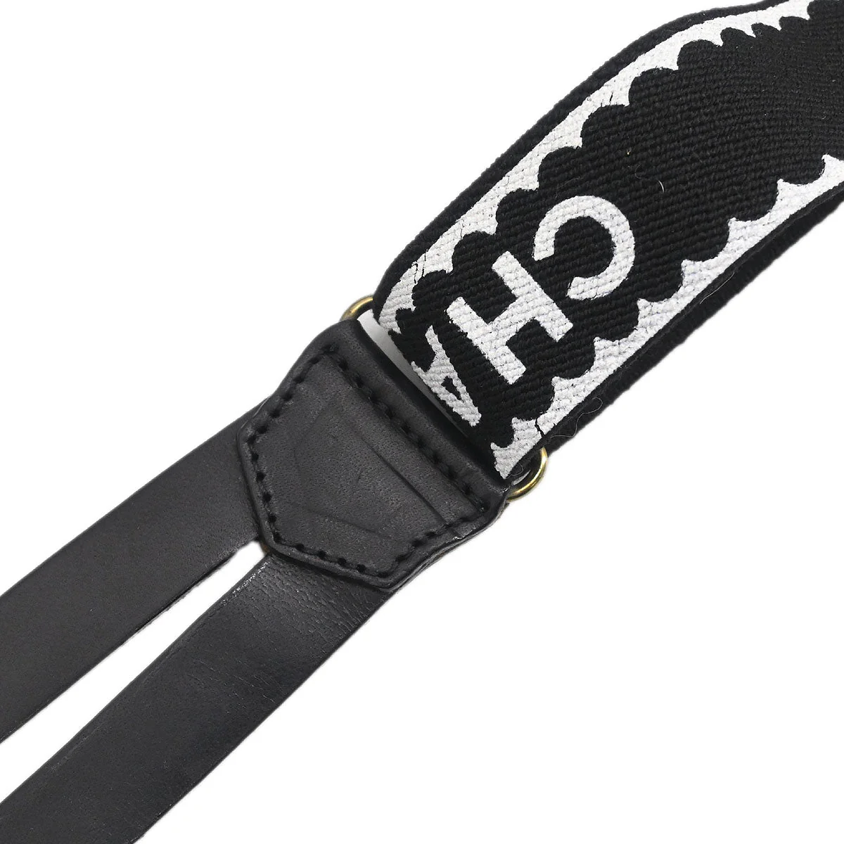 Chanel Black Suspenders 21 Small Good - Image 5