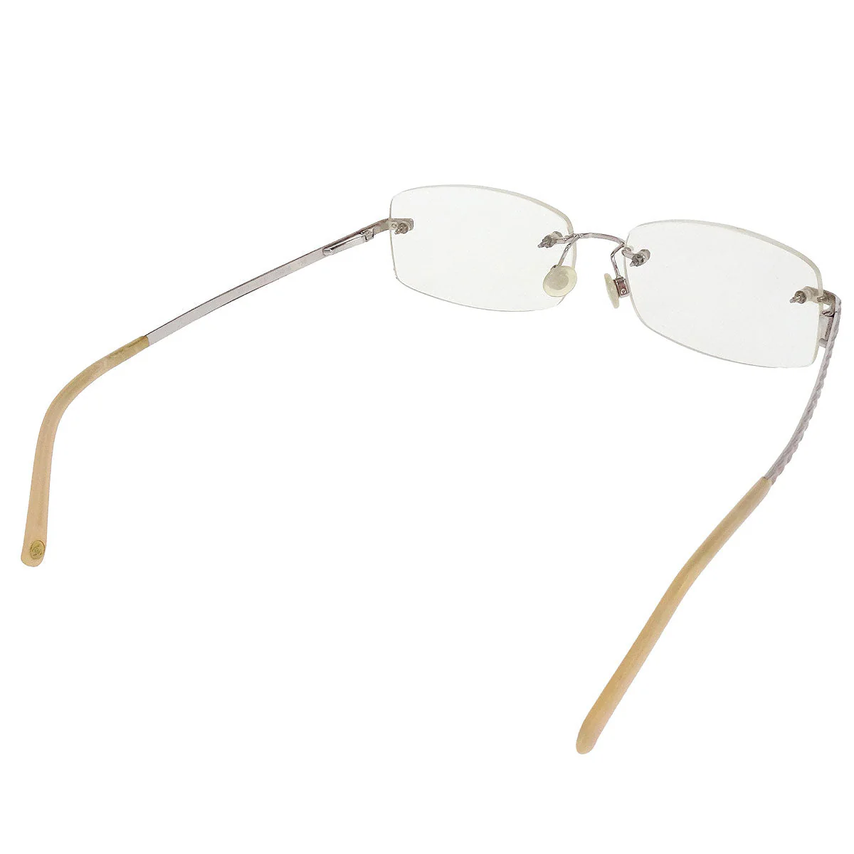 Chanel Reading Glasses Eyewear Clear 53□16 135 Small Good - Image 2