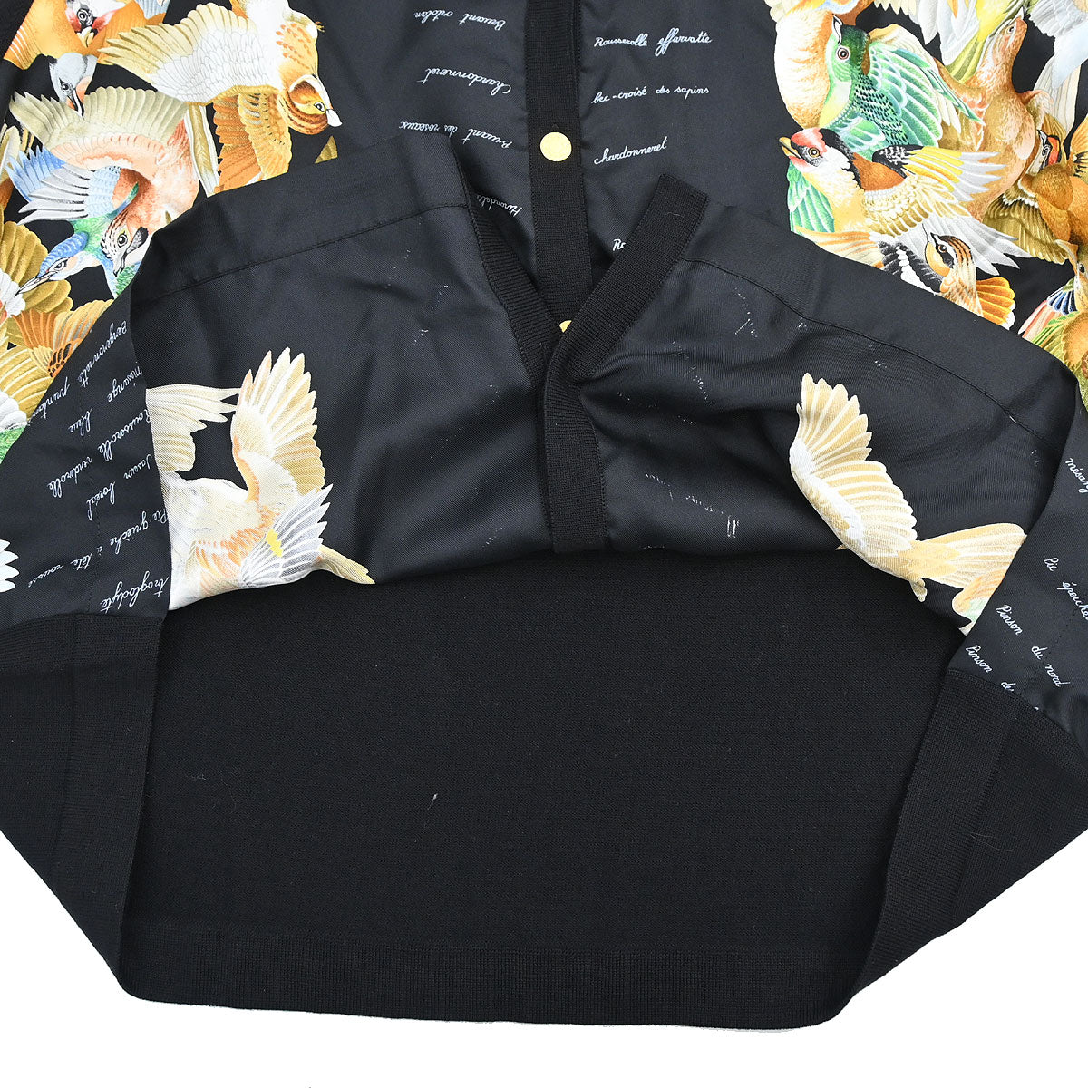 Hermes Long Sleeve Cardigan Black #44 - Image 8