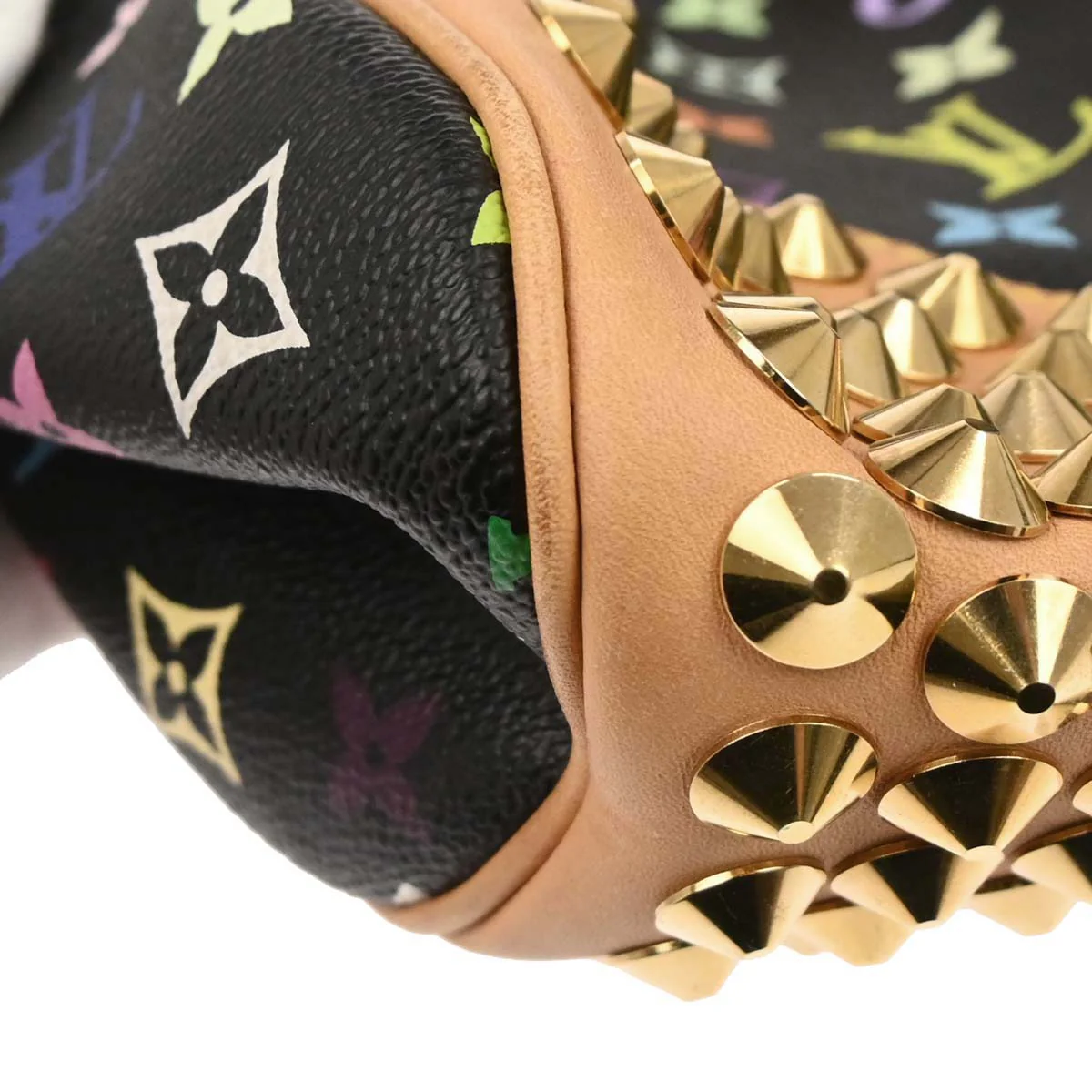 Louis Vuitton Black Monogram Multicolor Chrissie MM Handbag M40310 - Image 4