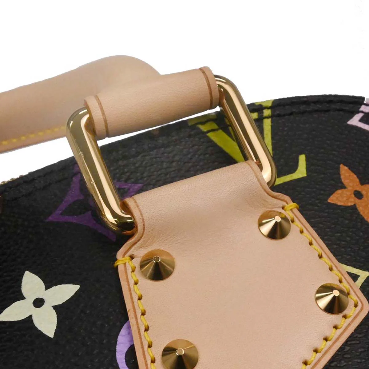 Louis Vuitton 2003 Black Monogram Multicolor Alma Handbag M92646 - Image 5