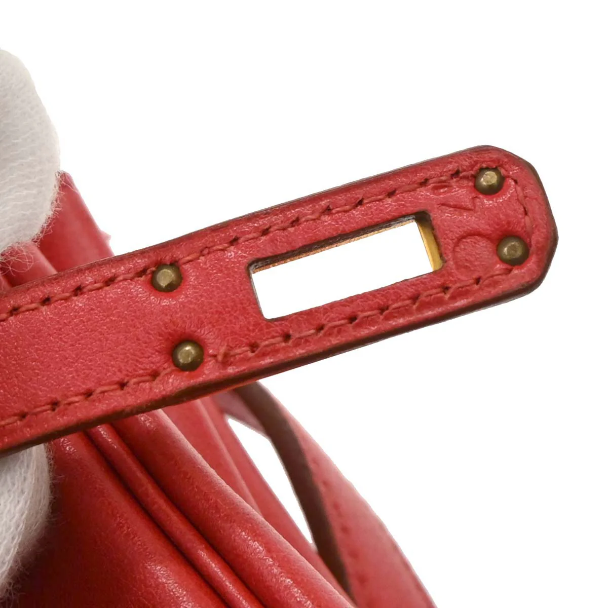 Hermes 1996 Rouge Vif Gulliver Kelly A Dos PM Backpack - Image 10