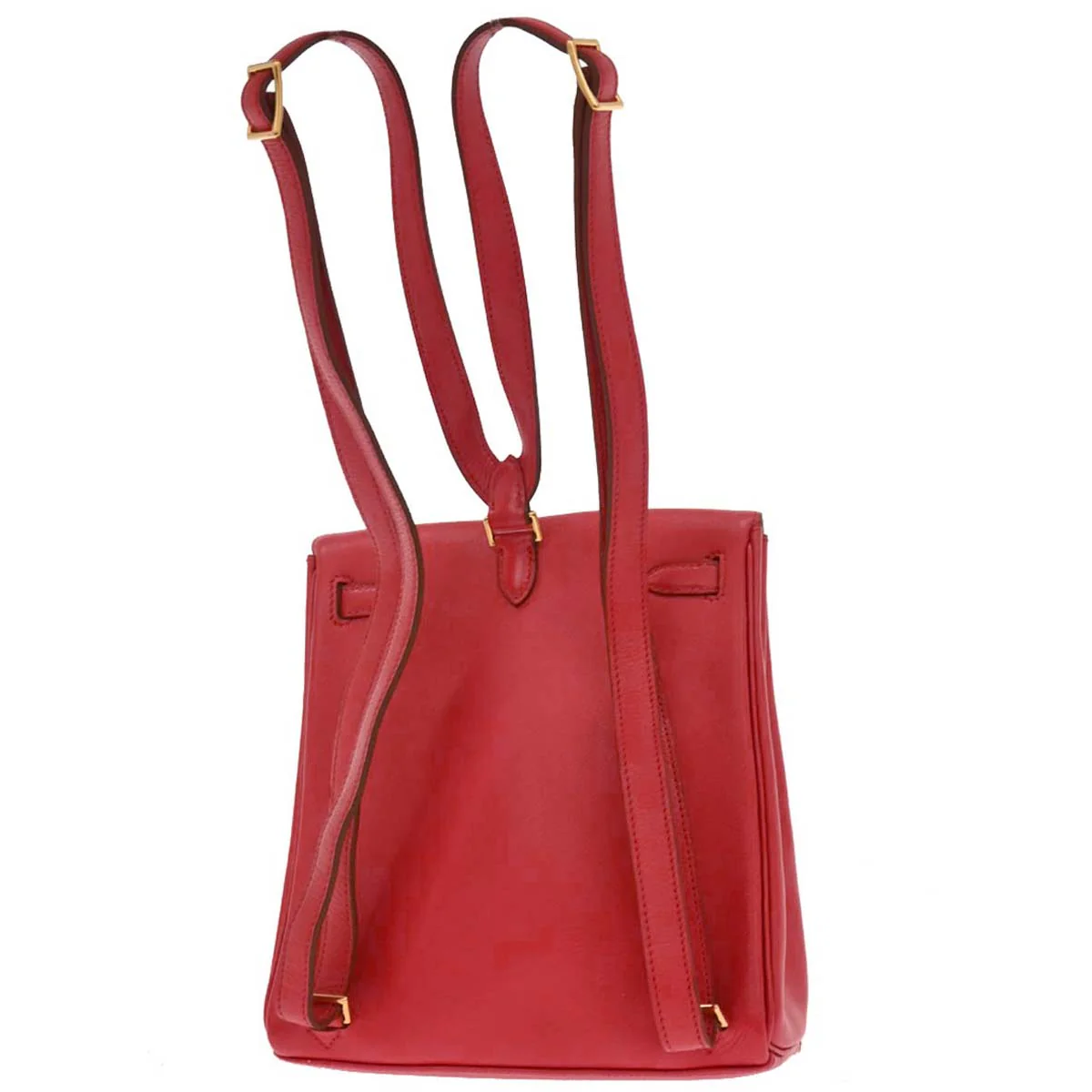 Hermes 1996 Rouge Vif Gulliver Kelly A Dos PM Backpack - Image 2