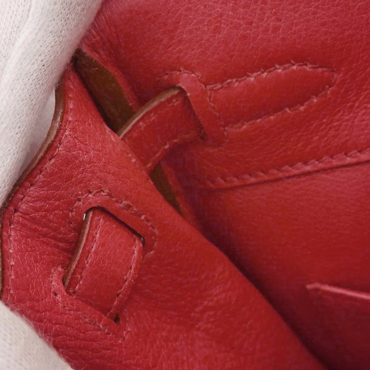 Hermes 1996 Rouge Vif Gulliver Kelly A Dos PM Backpack - Image 7