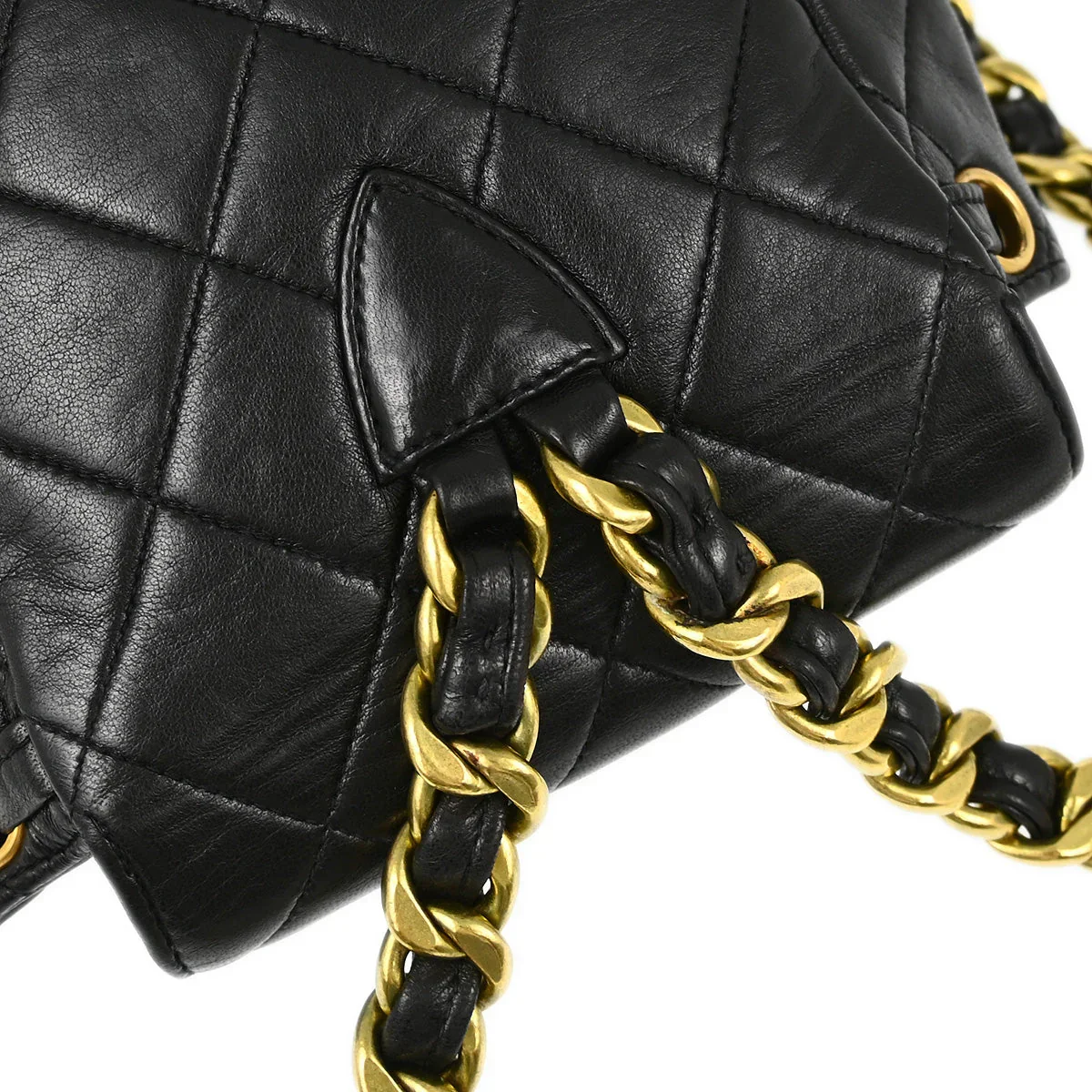 Chanel Black Lambskin Duma Backpack Small - Image 6