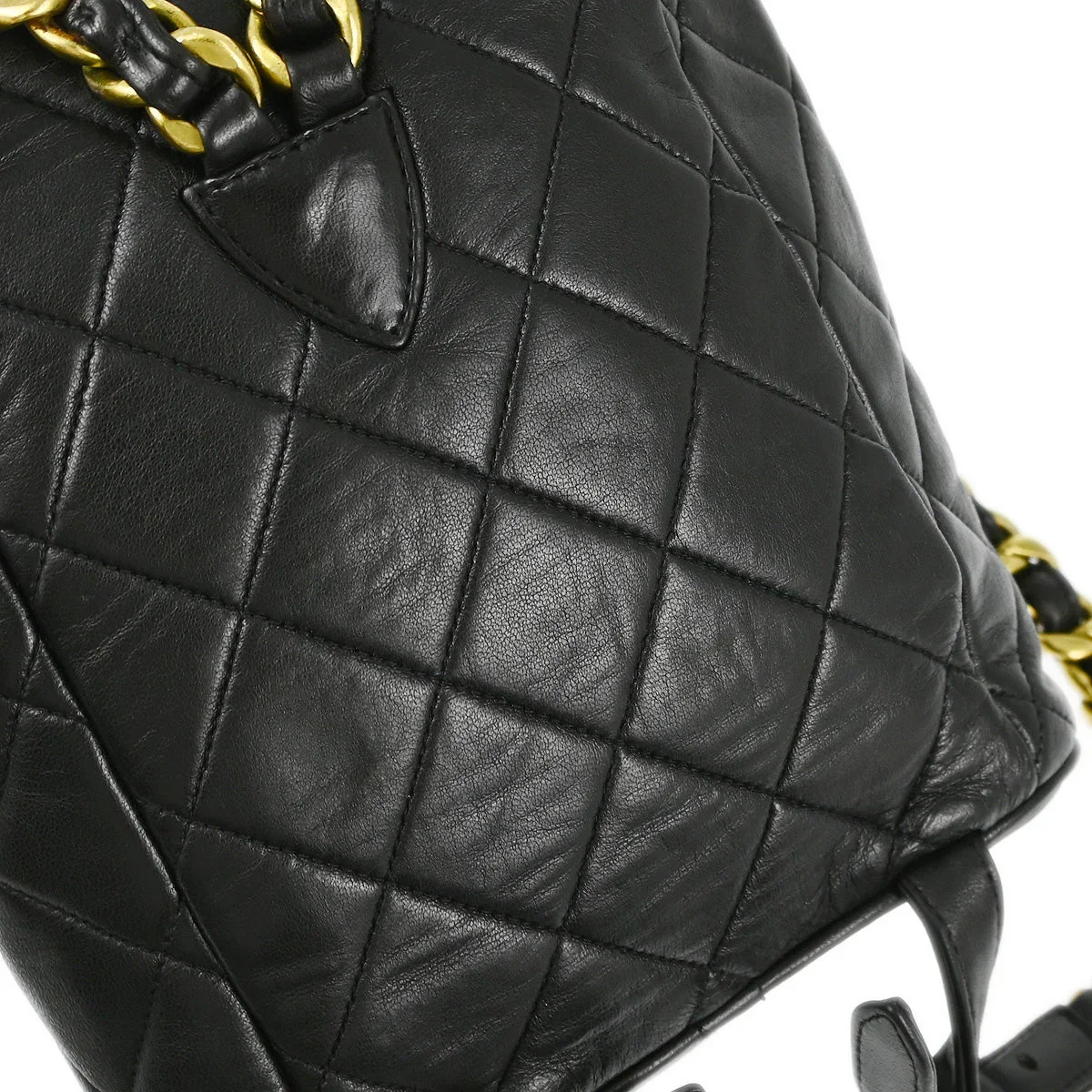 Chanel Black Lambskin Duma Backpack Small - Image 7