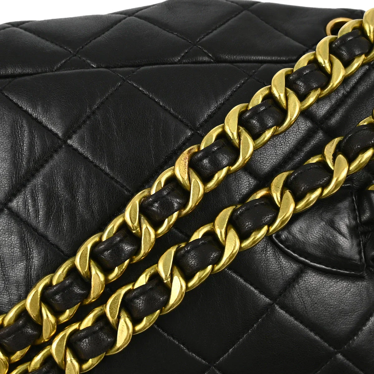 Chanel Black Lambskin Duma Backpack Small - Image 8