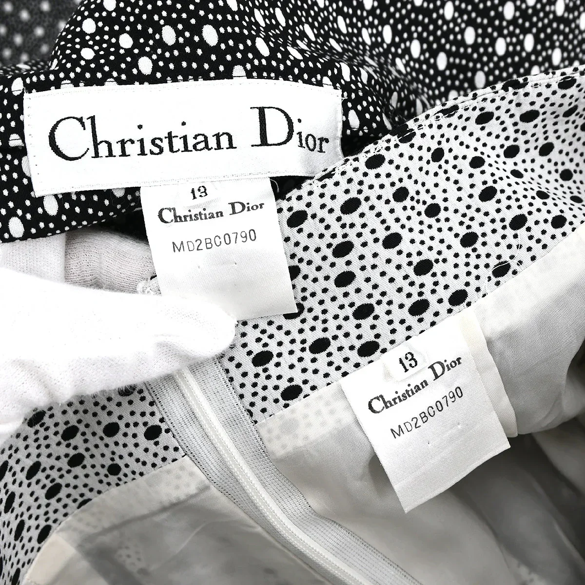 Christian Dior Setup Suit Jacket Skirt White #13 - Image 9