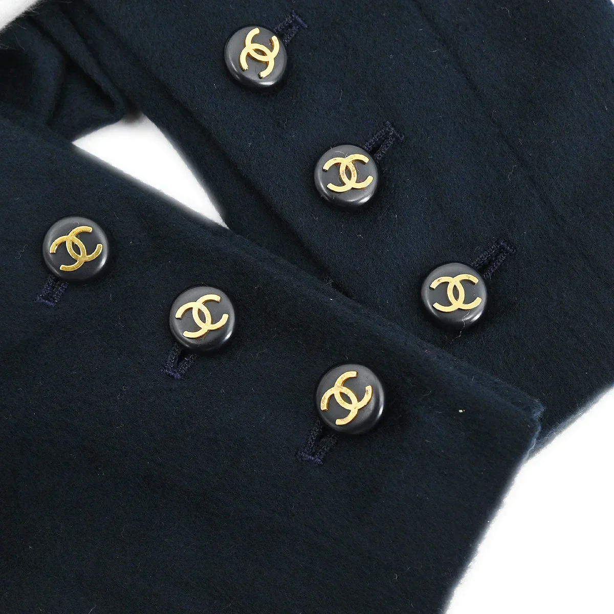 Chanel 1993 Single Breasted Jacket Navy #34 - Image 10