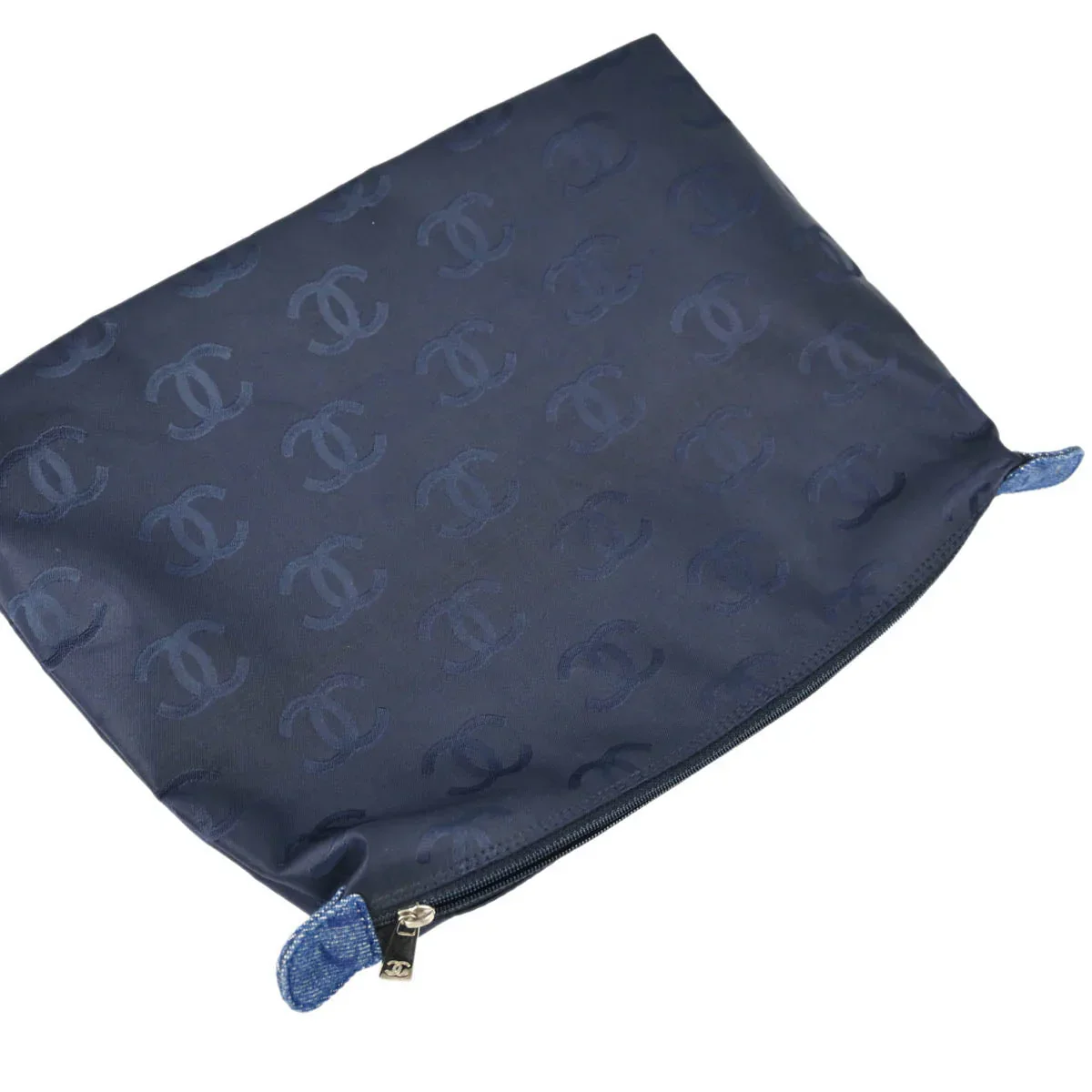 Chanel 2002-2003 Blue Denim Tote Handbag - Image 10
