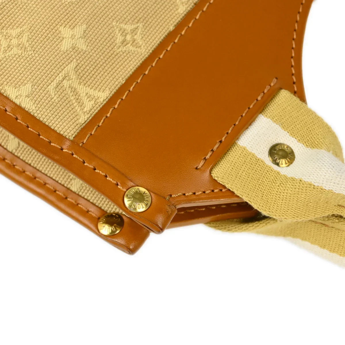 Louis Vuitton 2004 Beige Monogram Mini Sac Catherine Handbag M92328 - Image 7
