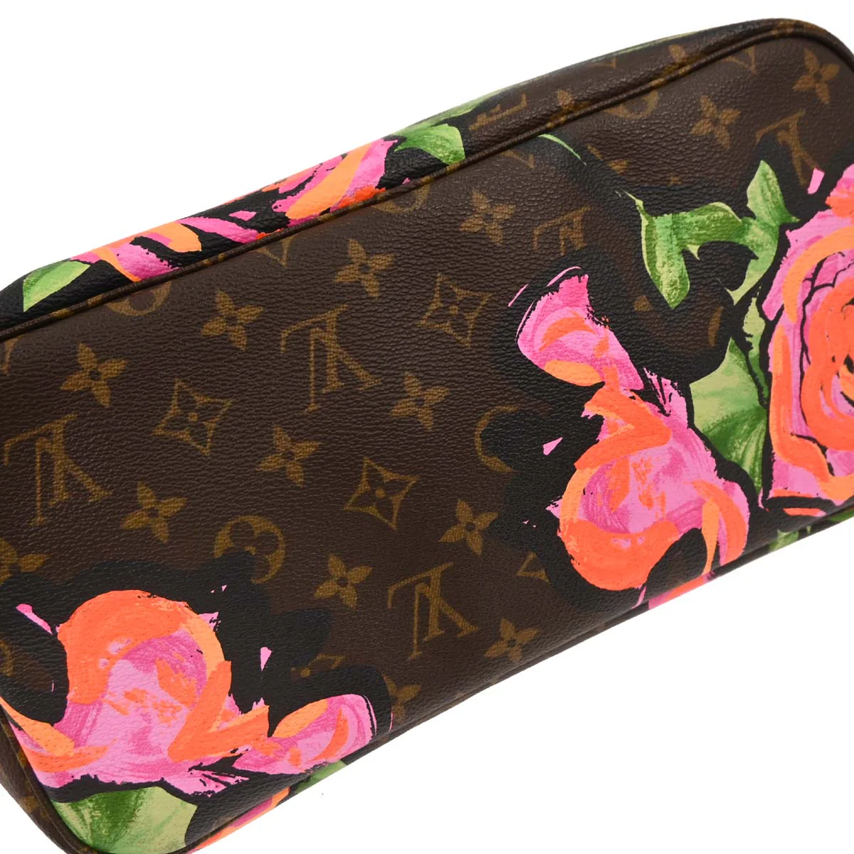 Louis Vuitton 2009 Monogram Rose Neverfull MM Shoulder Tote Bag M48613 - Image 4