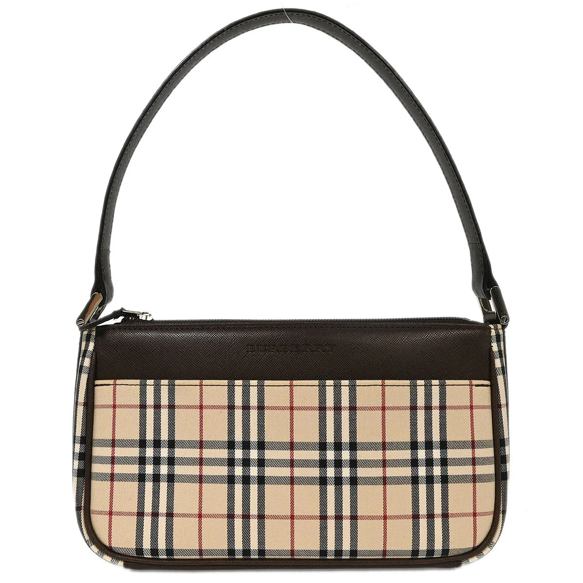 Burberry Beige Brown Burberry Check Handbag