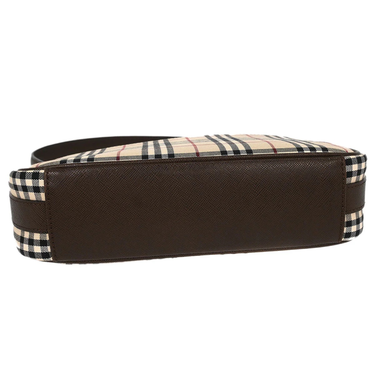 Burberry Beige Brown Burberry Check Handbag - Image 3