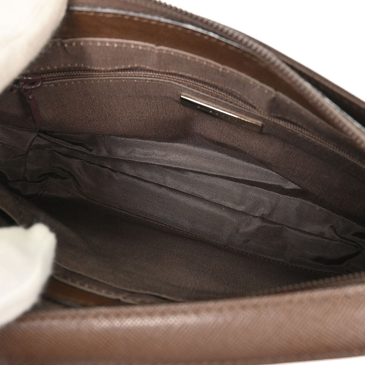 Burberry Beige Brown Burberry Check Handbag - Image 9