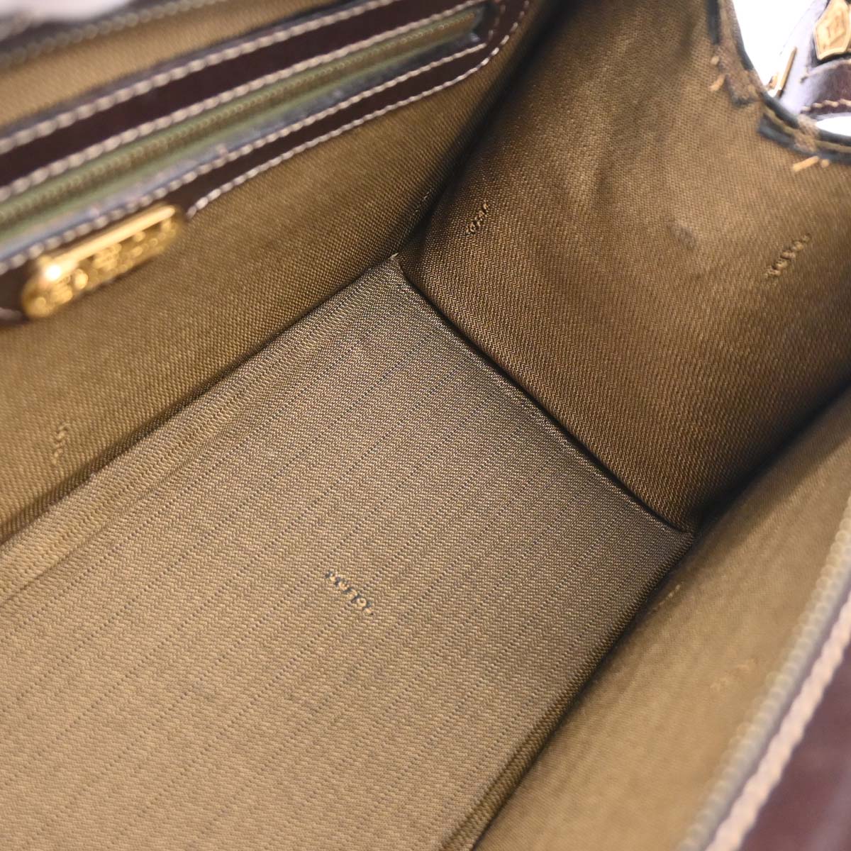Fendi Brown Zucca 2way Shoulder Handbag - Image 8