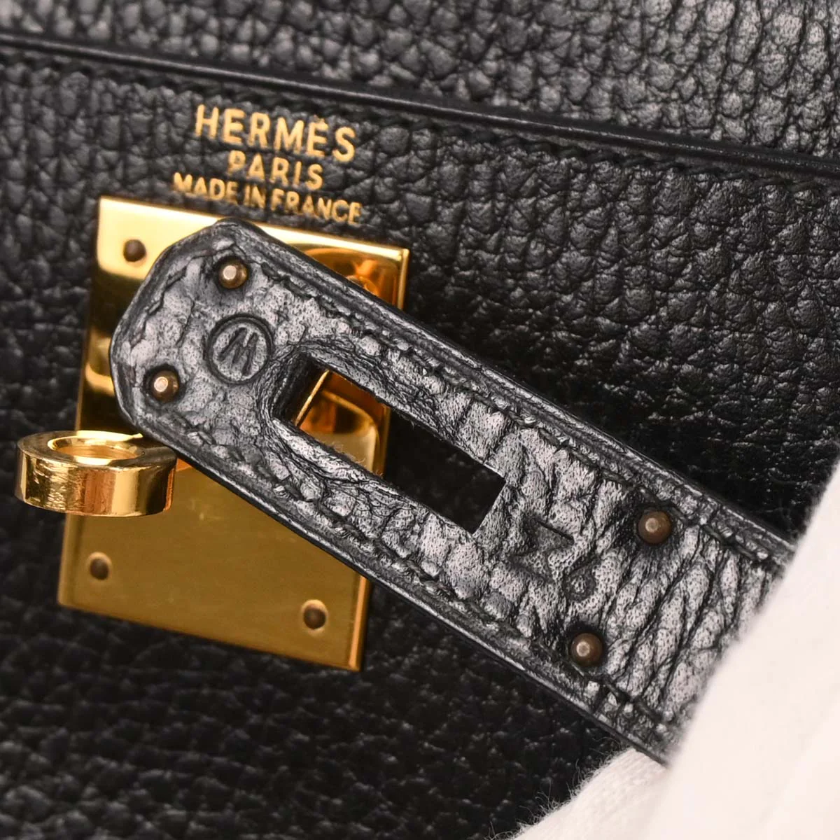 Hermes Black Ardennes Kelly 28 Retourne 2way Shoulder Handbag - Image 10