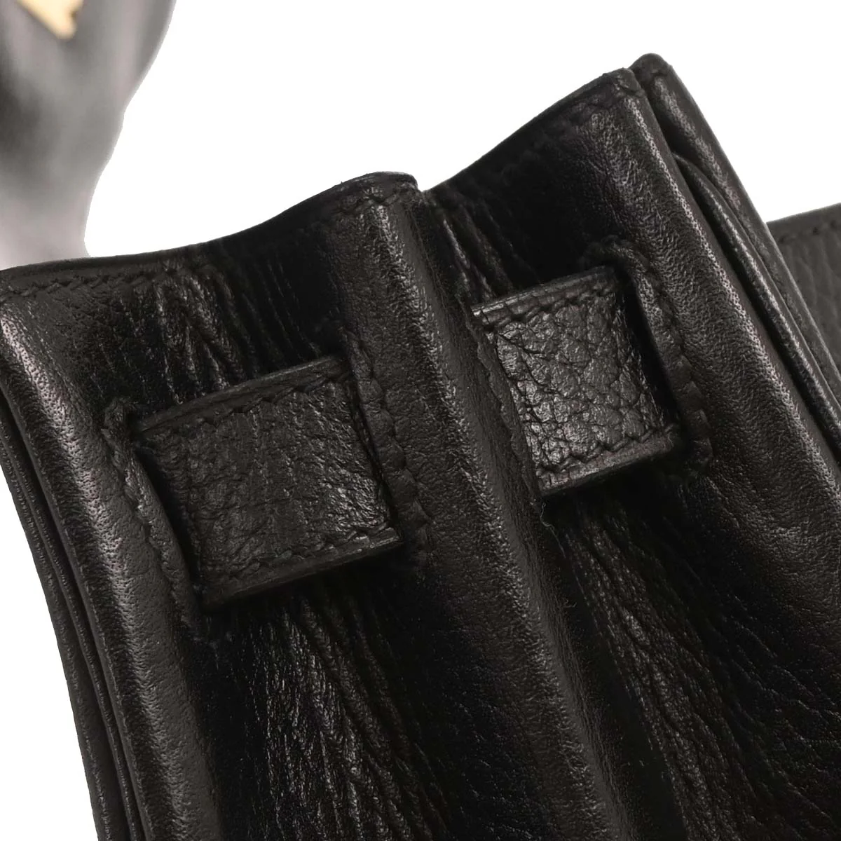 Hermes Black Ardennes Kelly 28 Retourne 2way Shoulder Handbag - Image 6