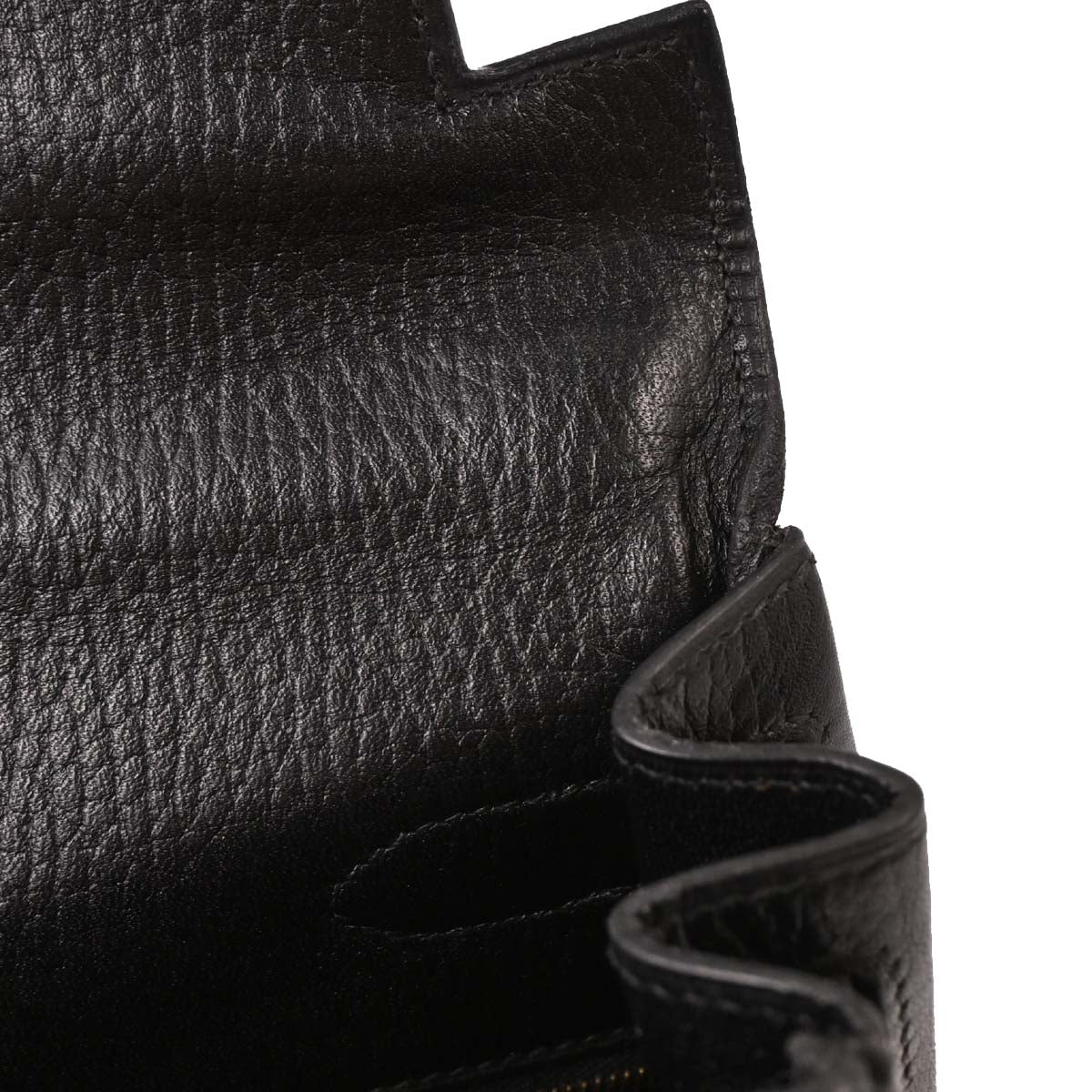 Hermes Black Ardennes Kelly 28 Retourne 2way Shoulder Handbag - Image 9
