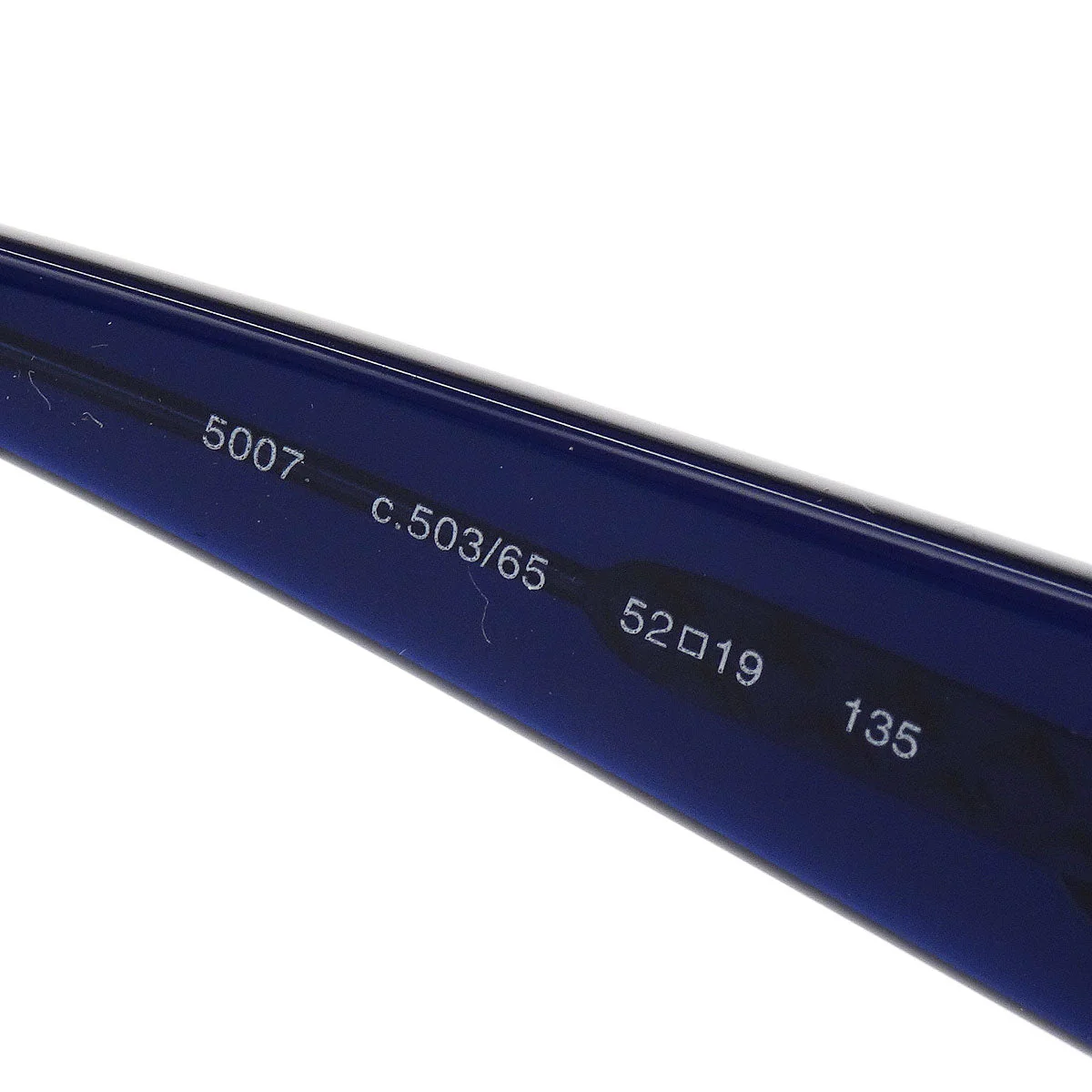 Chanel Sunglasses Eyewear Black Blue Small Good - Image 3