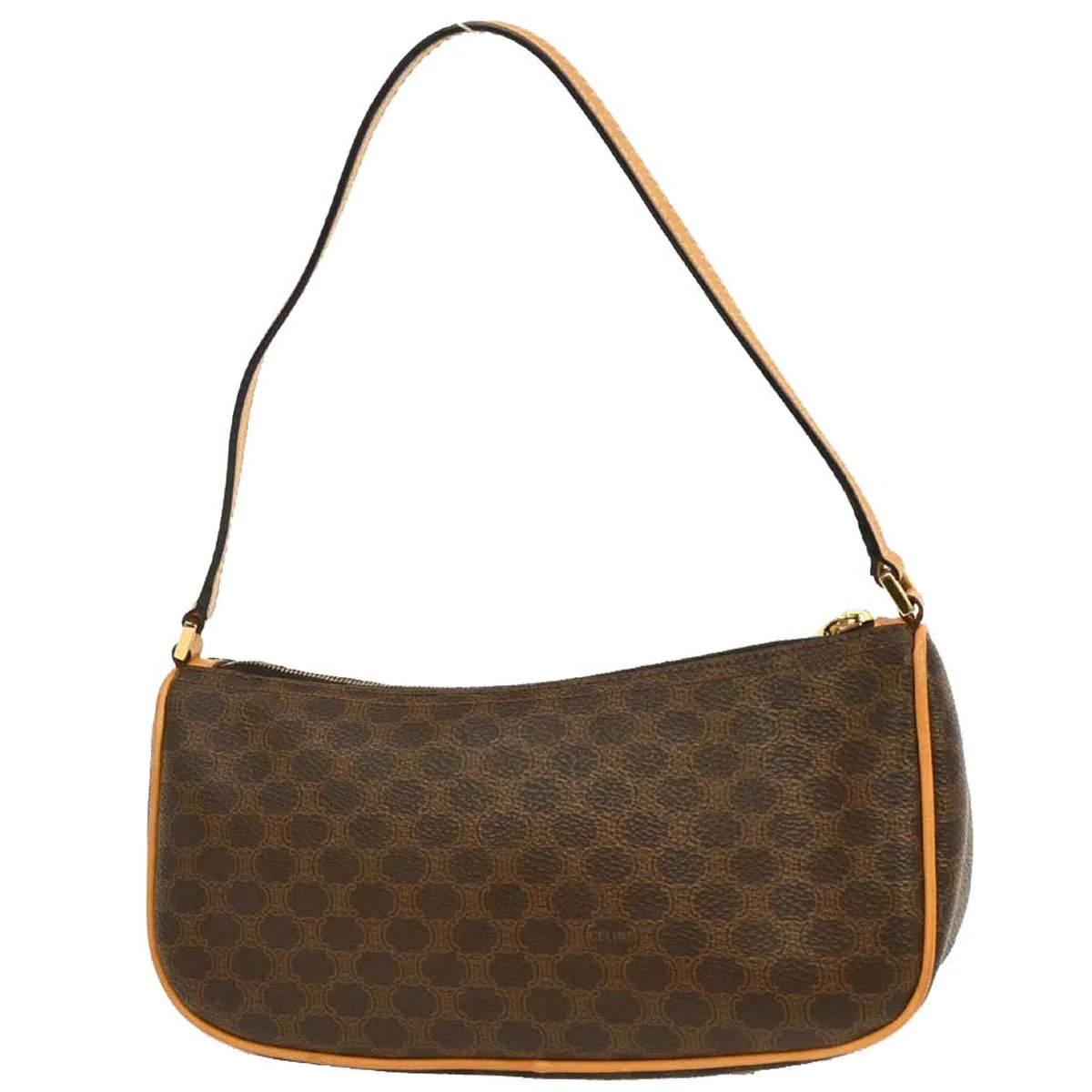Celine Brown Macadam Handbag - Image 2