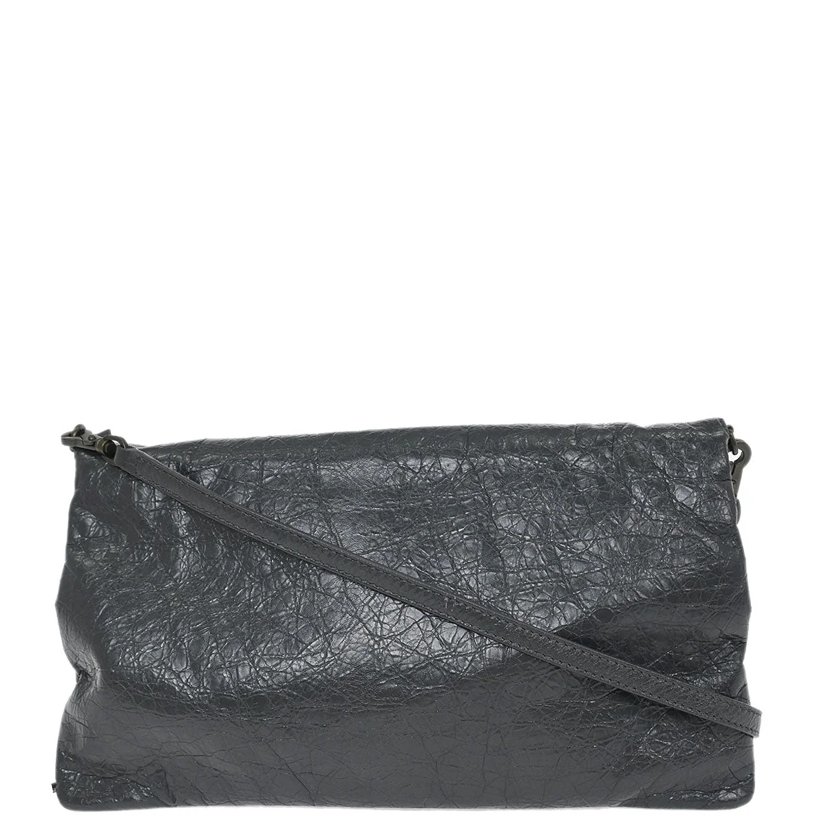 Balenciaga Gray Classic Envelope 2way Shoulder Clutch - Image 2