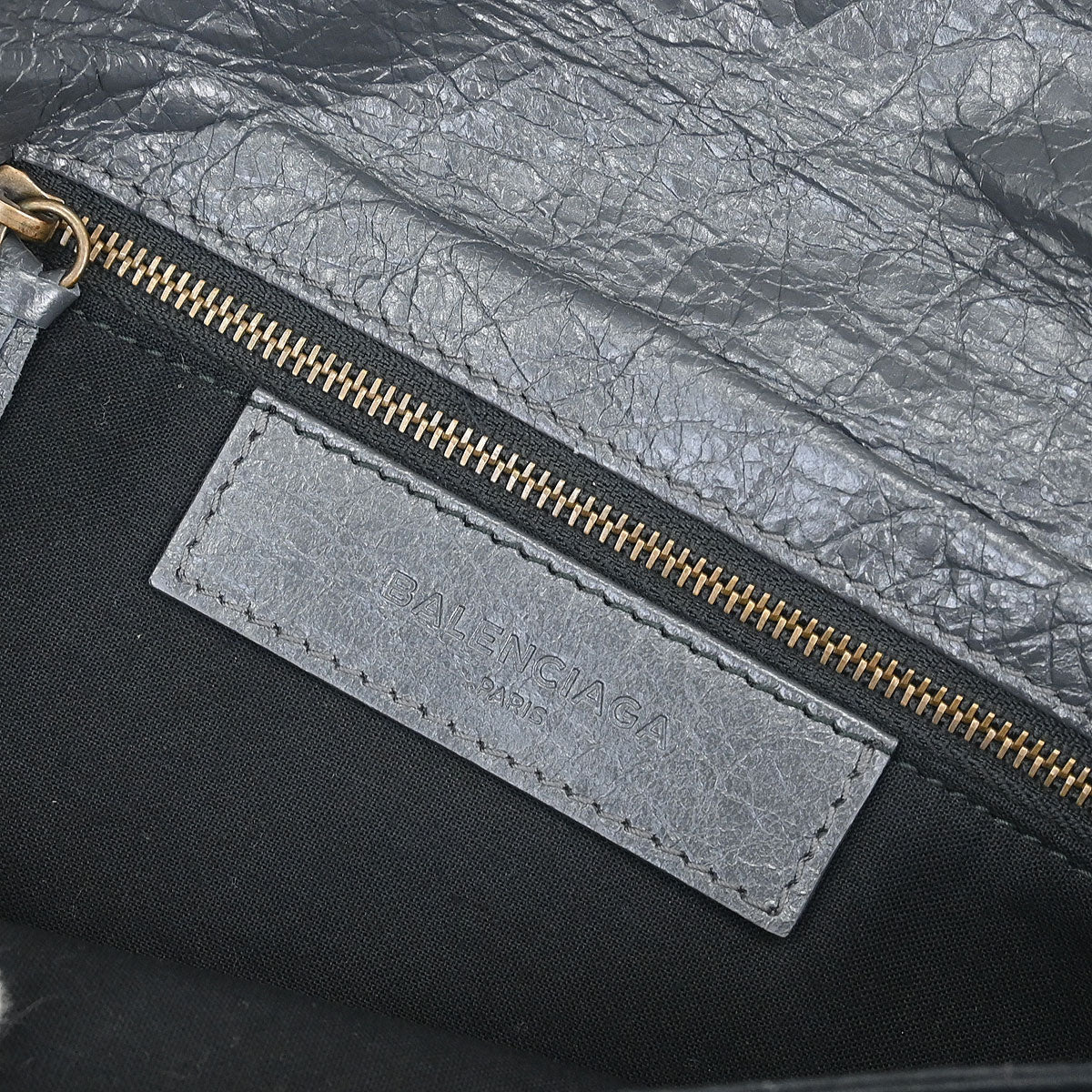 Balenciaga Gray Classic Envelope 2way Shoulder Clutch - Image 9