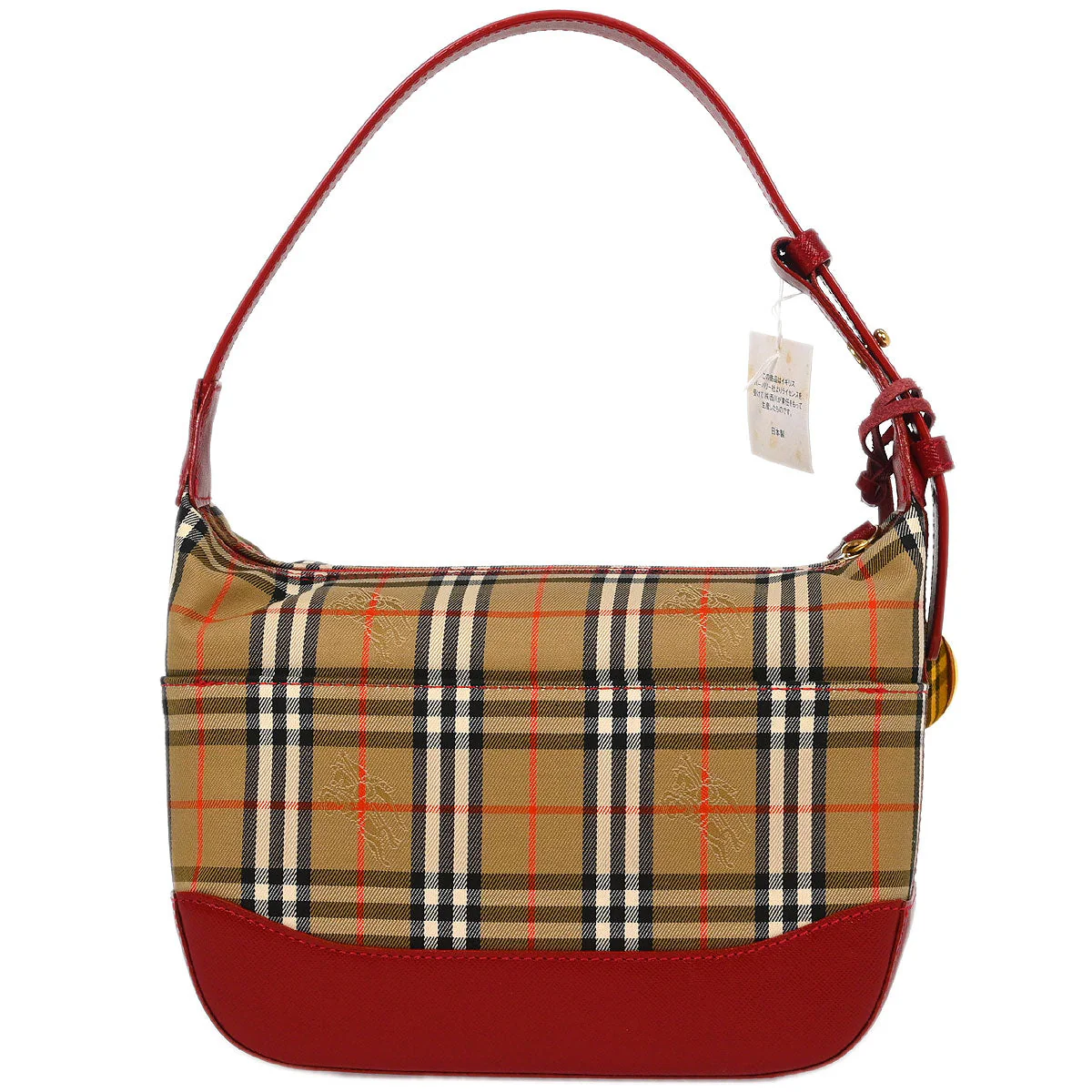 Burberry Beige Red House Check Handbag - Image 2