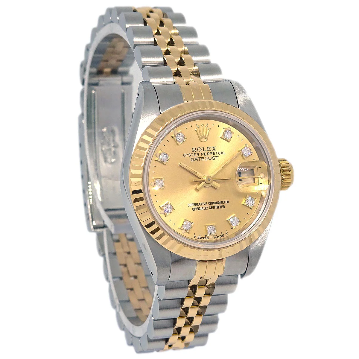 Rolex Oyster Perpetual Datejust 26mm Ref.69173G Self-winding Watch SS 18K - Image 2