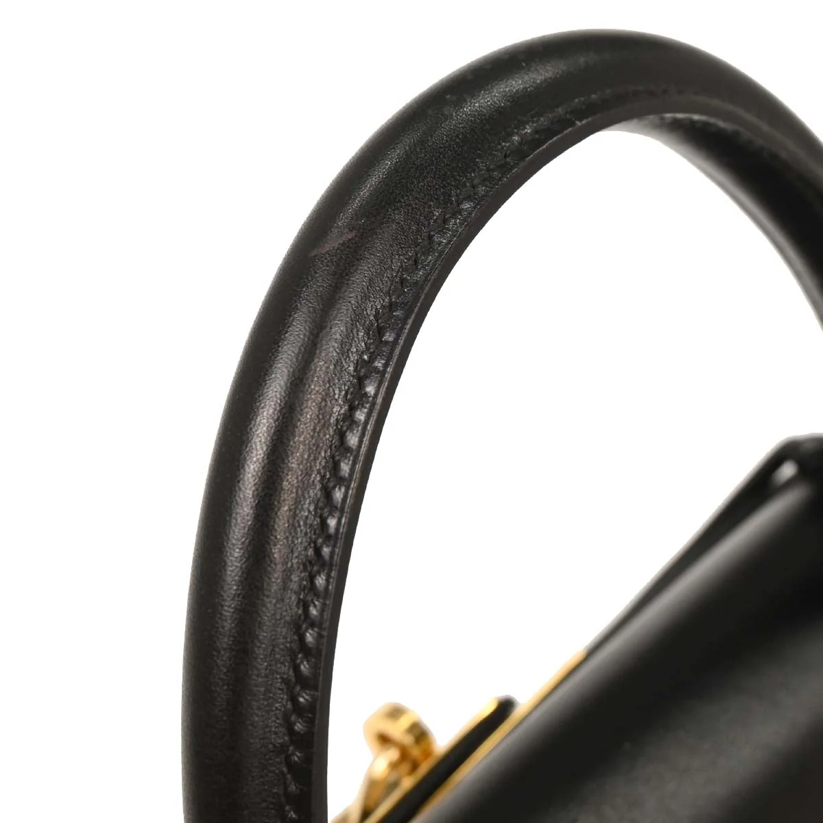 Hermes Black Box Calf Kelly 28 Retourne 2way Shoulder Handbag - Image 4