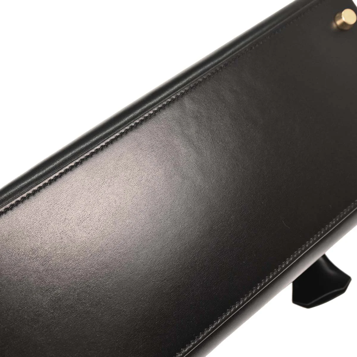 Hermes Black Box Calf Kelly 28 Retourne 2way Shoulder Handbag - Image 5
