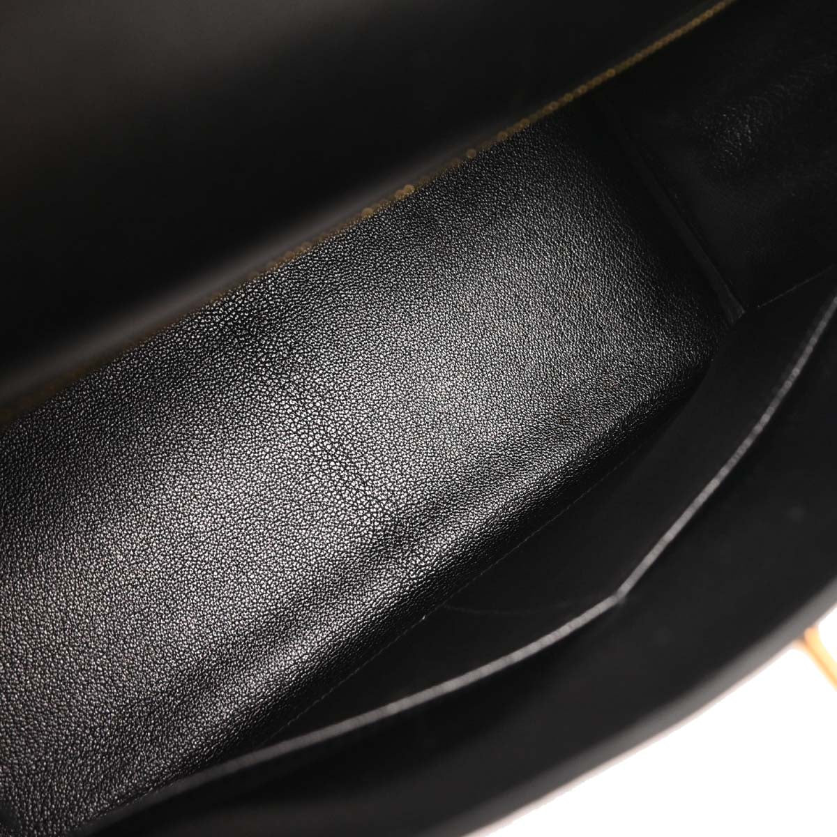 Hermes Black Box Calf Kelly 28 Retourne 2way Shoulder Handbag - Image 8
